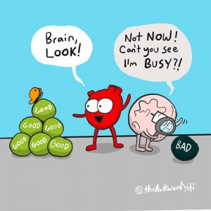 Brain busy